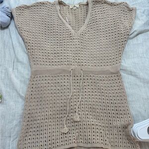 Ripcurl Tan Knit Swim Cover-Up